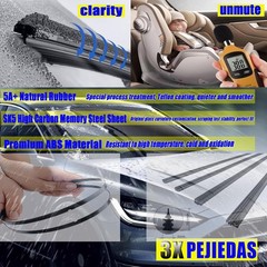 Mazda CX 5 OEM Wiper Blades 2013 2014 2015 Replacement Wiper Arms for 3 Years