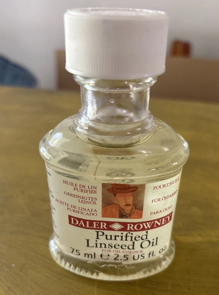 Dealer Rooney Purified Linseed Oil 2.5 Fl Oz Made In England Sealed