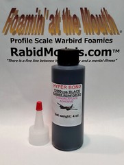 PICK SIZE – THICKER BLACK RUBBER-TOUGHENED CA SUPER GLUE Cyanoacrylate Adhesive