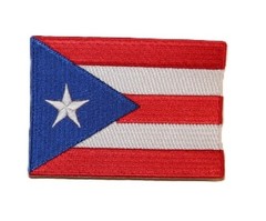 Puerto Rico Flag Patch Embroidered Iron-on Emblem Applique Banner Badge Parche