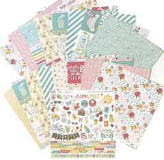 SIMPLE STORIES (SUMMER DAYS) Paper & Sticker Set B [Save 60%]