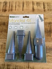 The Beadsmith Mandrel 4X Wire Wrapping Set 4 Shapes Jewelry Crafting NOS