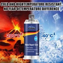 3× Metal Repair Paste AB Casting Repair Glue Industrial Heat Cold Weld Sets US