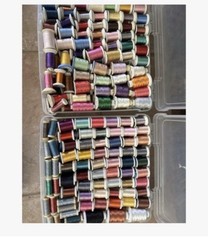 Multicolor Polyester Sewing Thread Spools 100+ colors