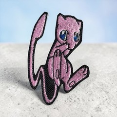 Mew Pokémon Embroidery Patch 3.00″ X 2.00″ / 4.01″ X 3.79″ Multi Colors