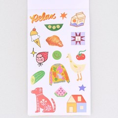 Compact Sticker Book with 700+ Colorful Stickers – Perfect for Crafts & Planners