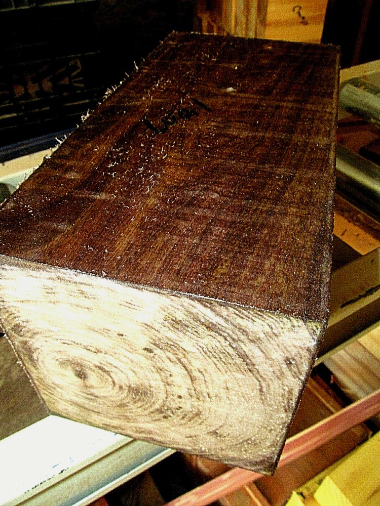 ONE LARGE BLACK WALNUT WOOD BLANK LUMBER WOOD CARVE 6″ X 6″ X 12″