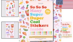 Compact Sticker Book with 700+ Colorful Stickers – Perfect for Crafts & Planners