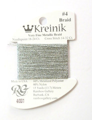 Kreinik Rainbow Gallery Tapestry Braid Metallic Thread Needlepoint Cross-stich