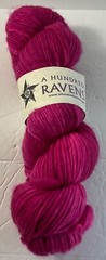 A Hundred Ravens Danu Unit of 1 Superwash Dk Raspberry Yarn New Single Ply