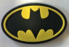 Batman Logo Dark Force PVC Patch w/ Hook (SEAL Special Forces Green Beret) 261