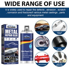 3× Metal Repair Paste AB Casting Repair Glue Industrial Heat Cold Weld Sets US