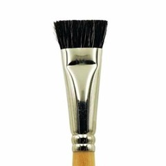 1776 Natural Hair Soft Design Wide Flat Brush