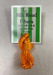 Silk Road fibers Straw Silk Ripe Mango SCARCE