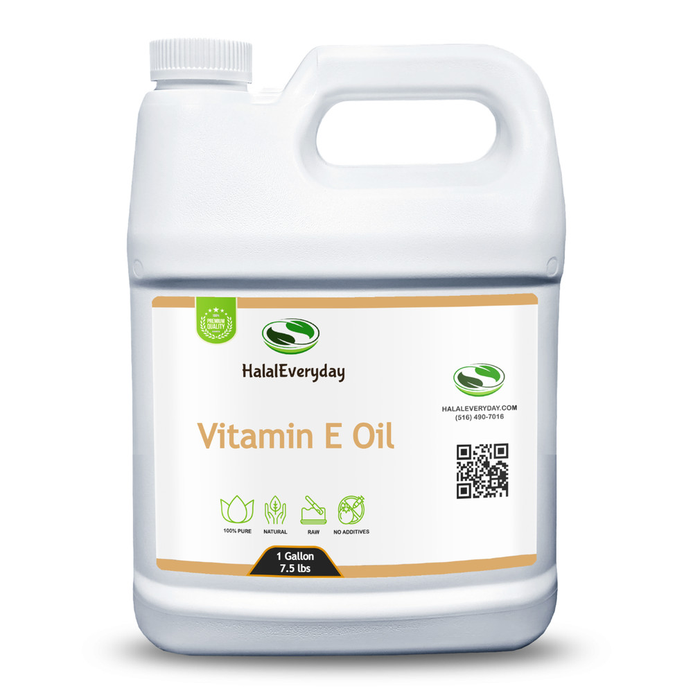 Vitamin E Oil 1 Gallon 7.5 lbs – 100% Pure Natural Non-GMO Smooth Full Spectrum