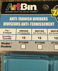 ArtBin Anti Tarnish Dividers 5715AG Blue