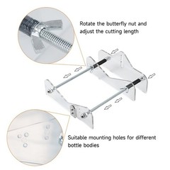 Glass Bottle Cutter Kit Beer Wine Jar DIY Cutting Machine Craft Recycle Tools US
