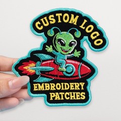 Custom Logo Patch, Personalized Embroidered Logo Patches, Company Logo Patch