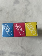 RISO “理想” Full-Color Print Ink Set Cyan Magenta & Yellow for Paper New Sealed