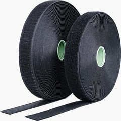 1 Inch X 33 Ft Sew on Hook and Loop Tape, Industrial Strength Nylon Fabric Faste