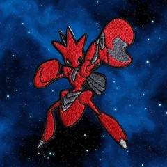 Scizor Embroidery Patch 4.35″ X 3.51″