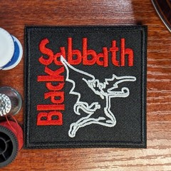 Black Sabbath Patch Heavy Metal Rock Band Ozzy Demon Embroidered Iron On 3×3”