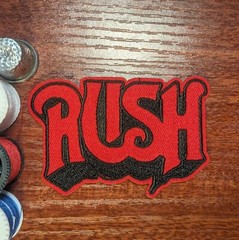 Rush Band Patch 90s Hard Progressive Rock Heavy Metal Embroidered Iron On 2×3”