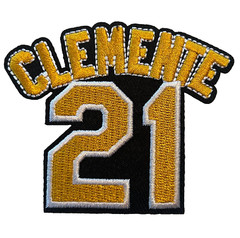 ROBERTO CLEMENTE – 🇵🇷 PUERTO RICO 🇵🇷 #21 – Embroidered Iron-On Patch