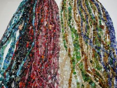 30 Strands 36″ India Handmade Assorted Color Glass Beads Wholesale Bulk (CT-60)