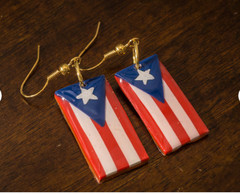 SET OF 5 – SHOW PRIDE OF PUERTO RICO – FLAG BLOCK BEADS – PUERTO RICO ME ENCANTA