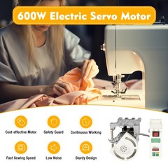 Industrial Consew Sewing Machine 600w Brushless Servo Motor Split 110V 50Hz